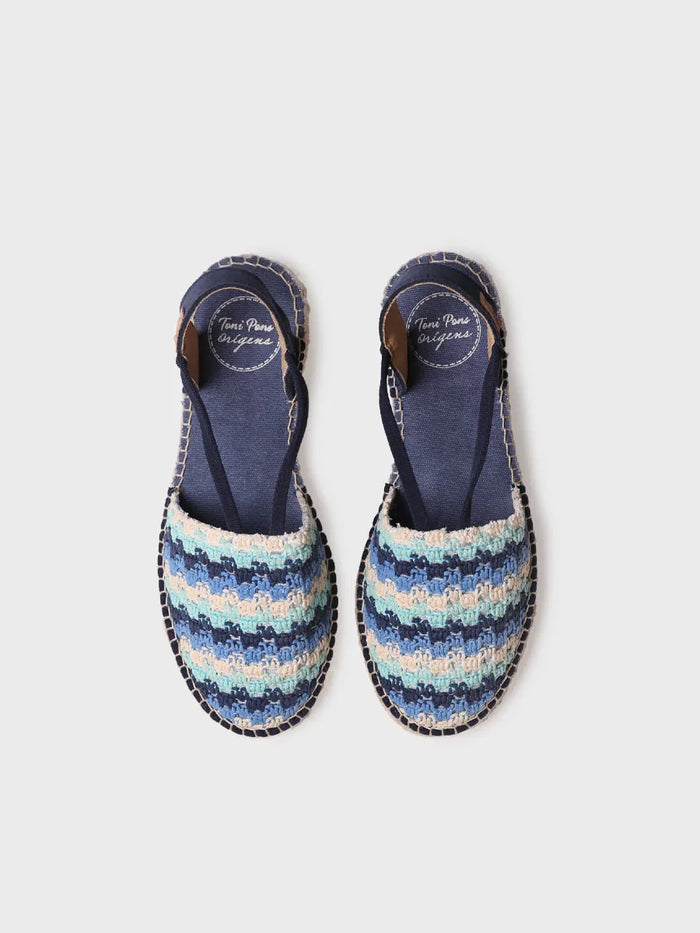 Toni Pons EMILIA - Alpargata Plana De Mujer En Crochet Multicolor | EMILIA