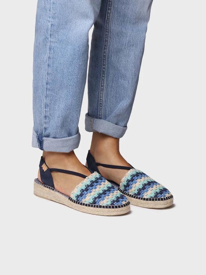 Toni Pons EMILIA - Alpargata Plana De Mujer En Crochet Multicolor | EMILIA