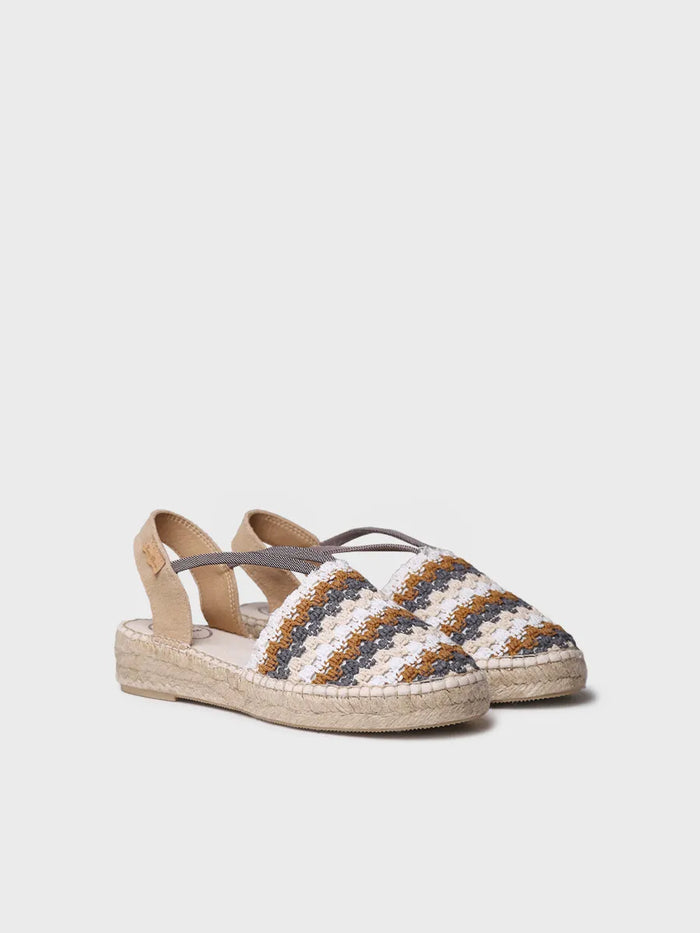 Toni Pons EMILIA - Alpargata Plana De Mujer En Crochet Multicolor | EMILIA