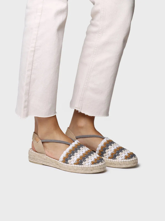 Toni Pons EMILIA - Alpargata Plana De Mujer En Crochet Multicolor | EMILIA
