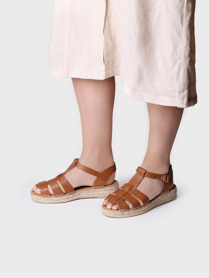 Toni Pons EMMA - Sandalias Cangrejeras Planas De Mujer En Piel | EMMA