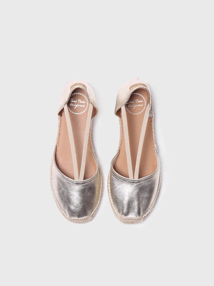 Toni Pons ERLA-P - Alpargata De Ante Para Mujer Con Tiras | ERLA-P