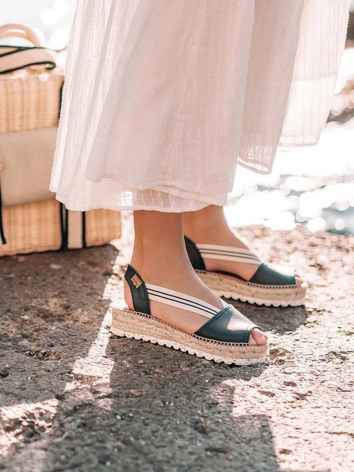 toni pons ESTEL-SW - Sandalia de plataforma de yute para mujer | ESTEL-SW