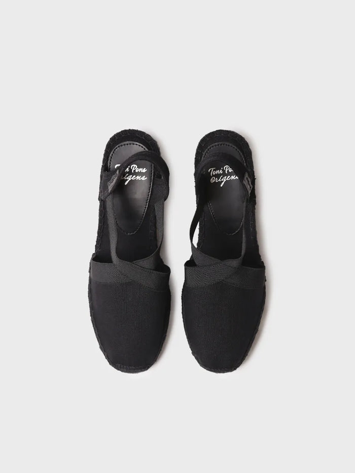 Toni Pons FABI - Alpargata De Mujer Con Cuña De Yute Tintada Y Elásticos | FABI