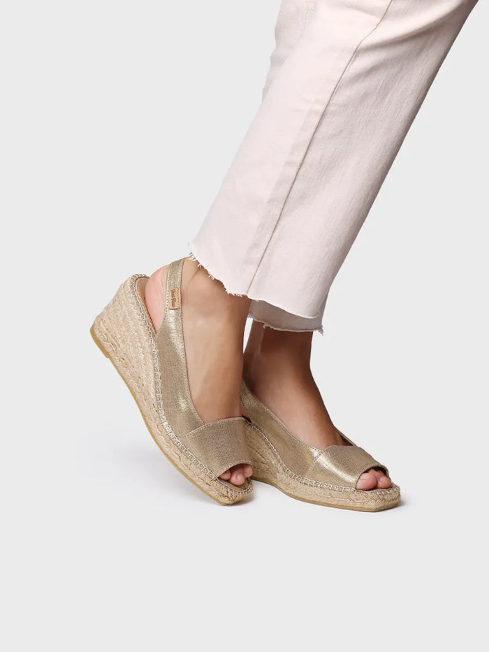 Toni Pons FIORE - Alpargata De Cuña De Mujer En Yute Tintado | FIORE