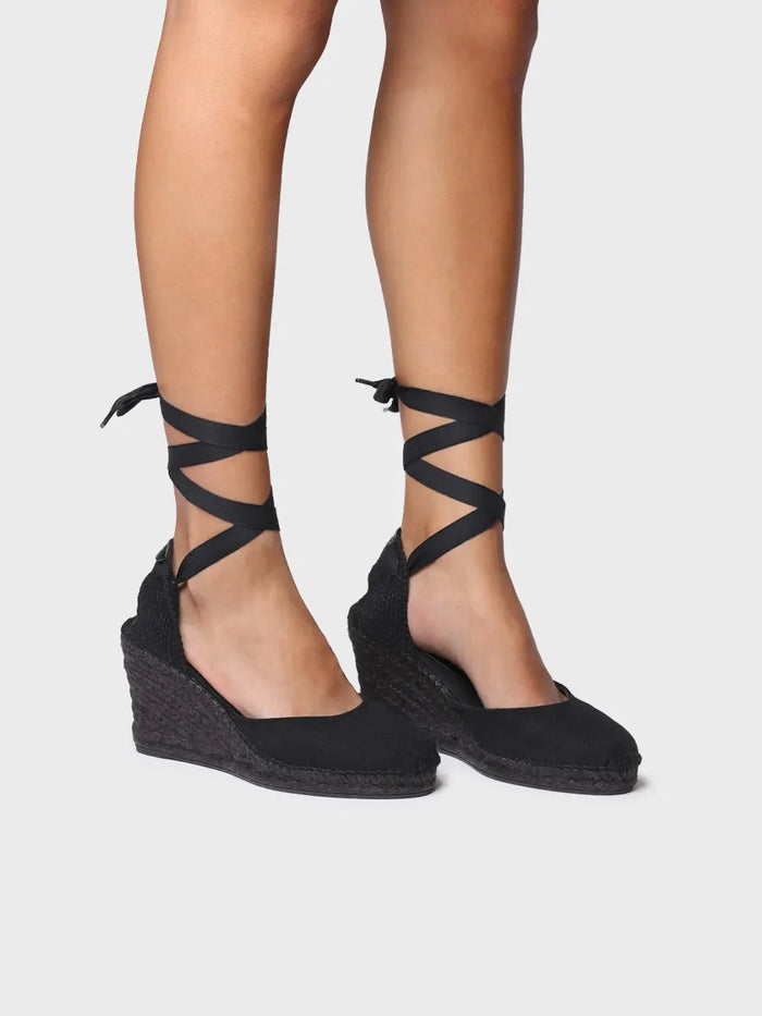 Toni Pons FLORINA - Alpargata Valenciana De Mujer Con Cuña Y Cintas | FLORINA