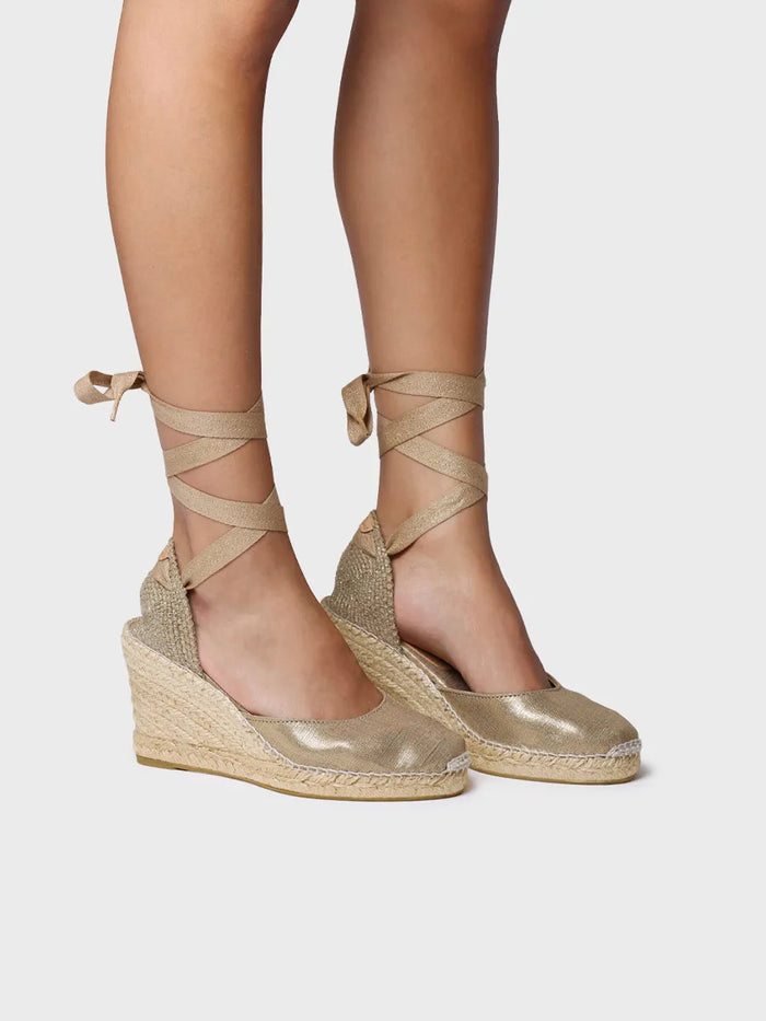 Toni Pons FLORINA - Alpargata Valenciana De Mujer Con Cuña Y Cintas | FLORINA