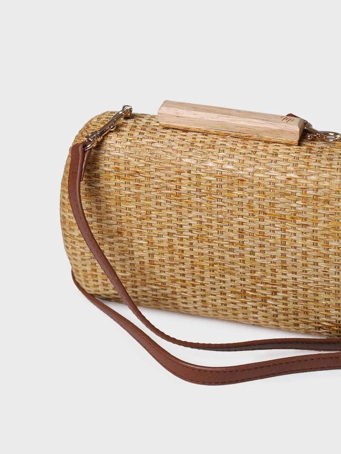 Toni Pons GAITA - Clutch De Mujer En Rafia Con Forro De Satén | GAITA