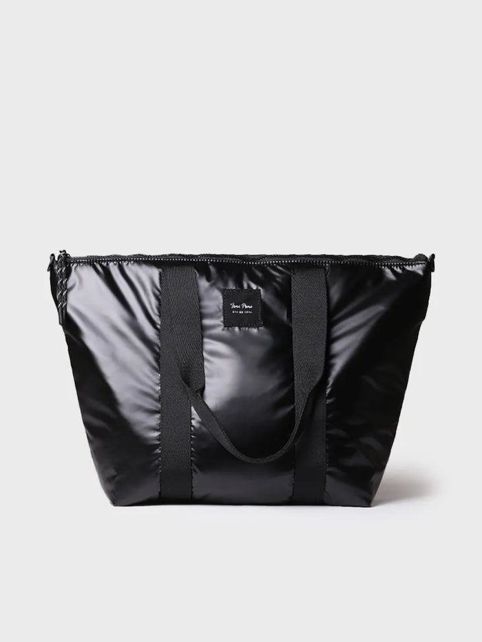 Toni Pons GINNY - Bolso Para Mujer En Material Acolchado Negro Brillante | GINNY