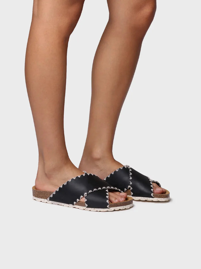 Toni Pons GRIT-PE - Sandalia BIO De Mujer En Cuero Con Tiras Cruzadas | GRIT-PE