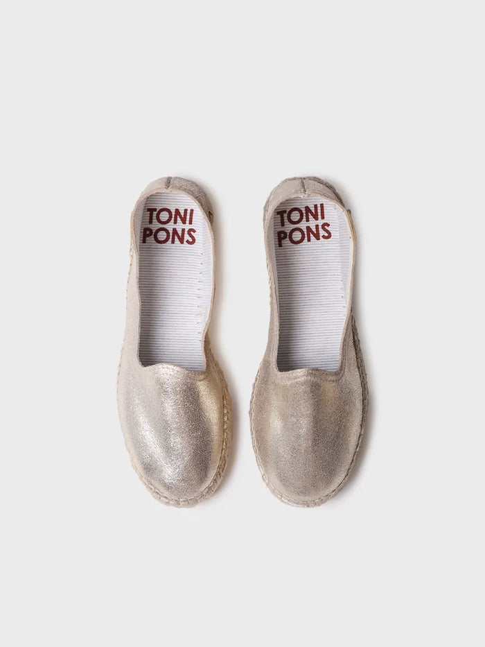 Toni Pons KEIRA - Alpargata Cerrada De Mujer En Serraje Con Suela De Yute | KEIRA