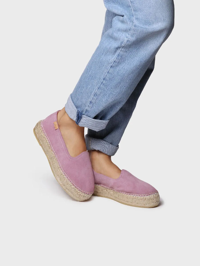 Toni Pons KEIRA - Alpargata Cerrada De Mujer En Serraje Con Suela De Yute | KEIRA