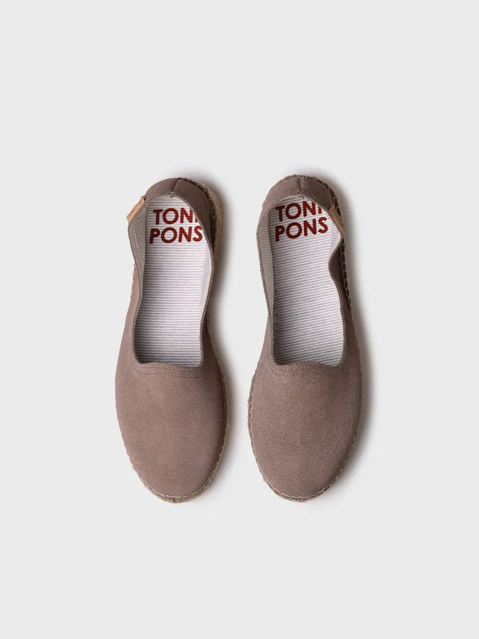 Toni Pons KEIRA - Alpargata Cerrada De Mujer En Serraje Con Suela De Yute | KEIRA