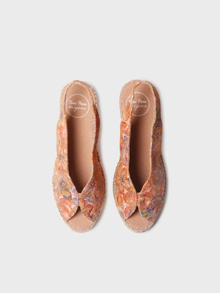 Toni Pons LAILA-LL - Alpargata Peep Toe De Mujer En Piel Multicolor | LAILA-LL