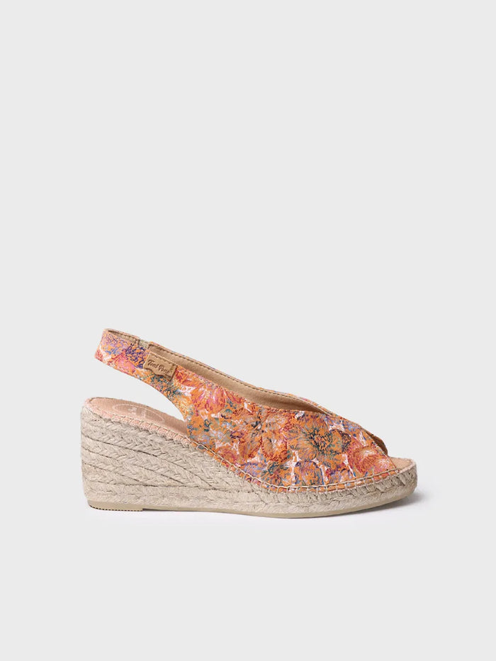 toni pons LAILA-LL - Alpargata peep toe de mujer en piel multicolor | LAILA-LL