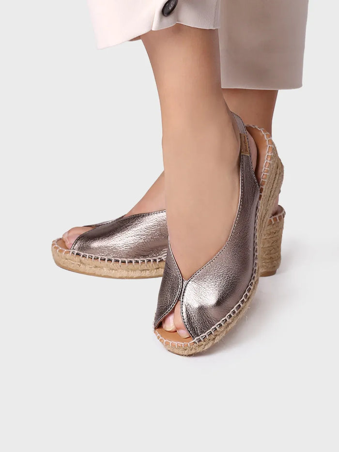 Toni Pons LAILA-P - Alpargata De Cuña Estilo Peep Toe | LAILA-P