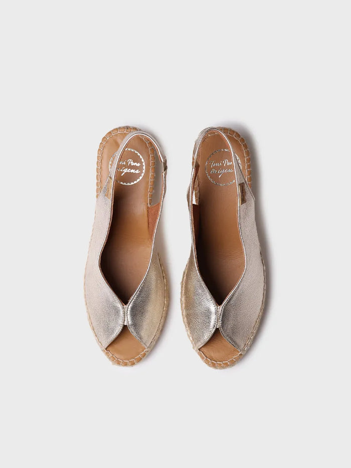 Toni Pons LAILA-P - Alpargata De Cuña Estilo Peep Toe | LAILA-P