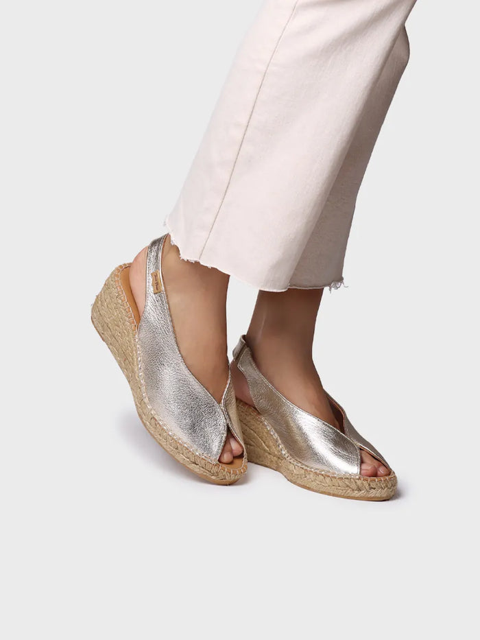 Toni Pons LAILA-P - Alpargata De Cuña Estilo Peep Toe | LAILA-P