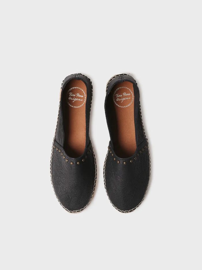 Toni Pons MALTA - Alpargata Plana De Mujer En Piel Con Tachuelas | MALTA