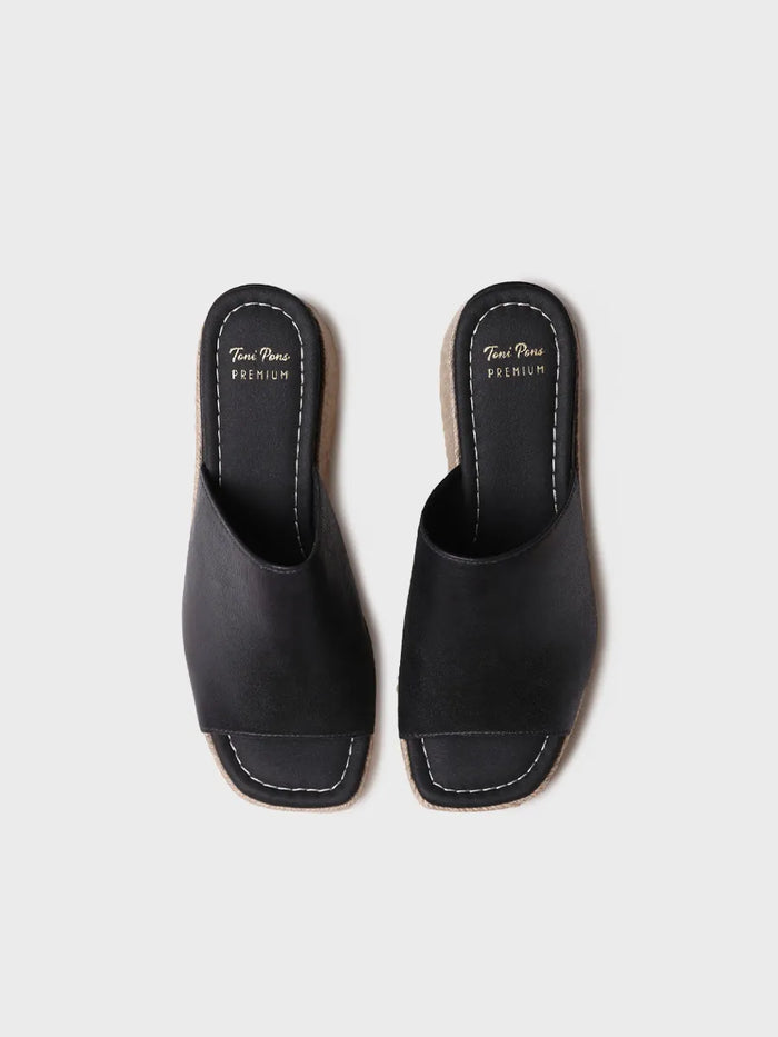 Toni Pons MARLENE - Alpargata Destalonada De Mujer En Serraje Con Cuña | MARLENE