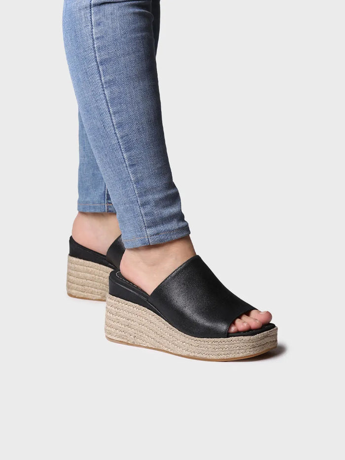 Toni Pons MARLENE - Alpargata Destalonada De Mujer En Serraje Con Cuña | MARLENE