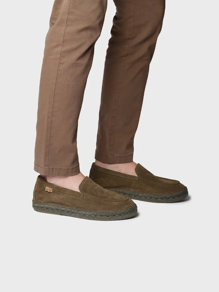 Toni Pons MAX - Alpargata Cerrada De Hombre En Serraje Con Suela De Yute | MAX