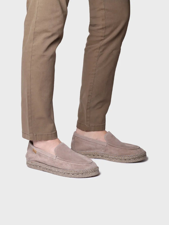 Toni Pons MAX - Alpargata Cerrada De Hombre En Serraje Con Suela De Yute | MAX