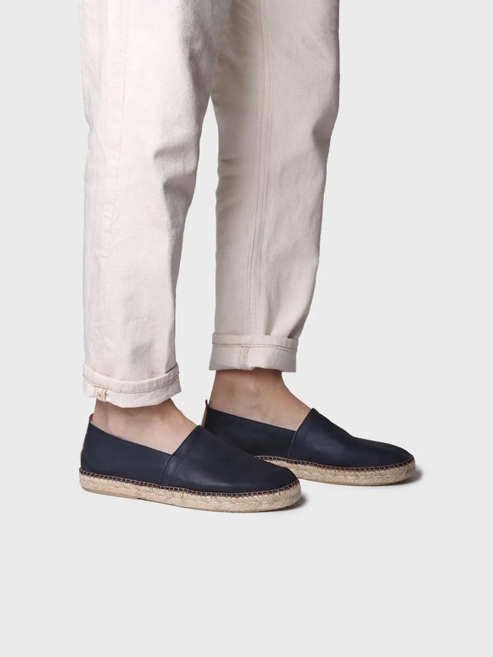 Toni Pons MINO - Alpargata Cerrada De Hombre En Piel Con Suela De Yute | MINO