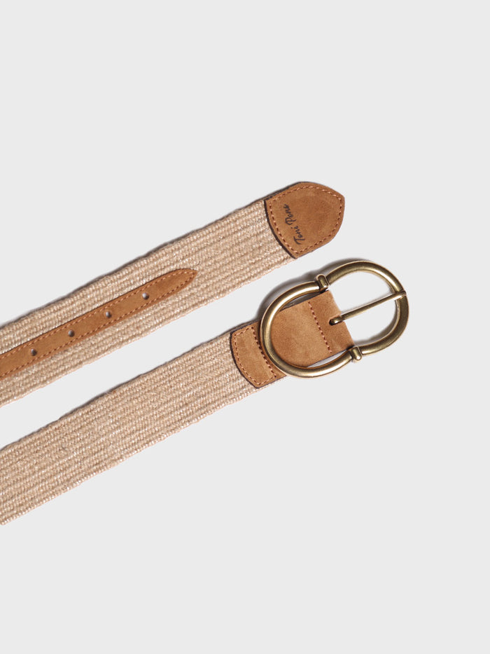 Toni Pons NELA - Cinturón De Tela Y Cuero Para Mujer | NELA