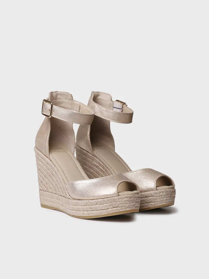 Toni Pons OTILE - Alpargata Alta De Mujer En Piel Con Cuña | OTILE