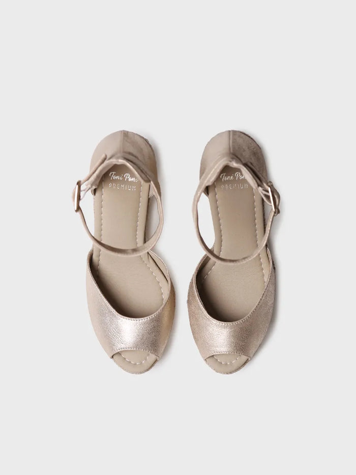 Toni Pons OTILE - Alpargata Alta De Mujer En Piel Con Cuña | OTILE