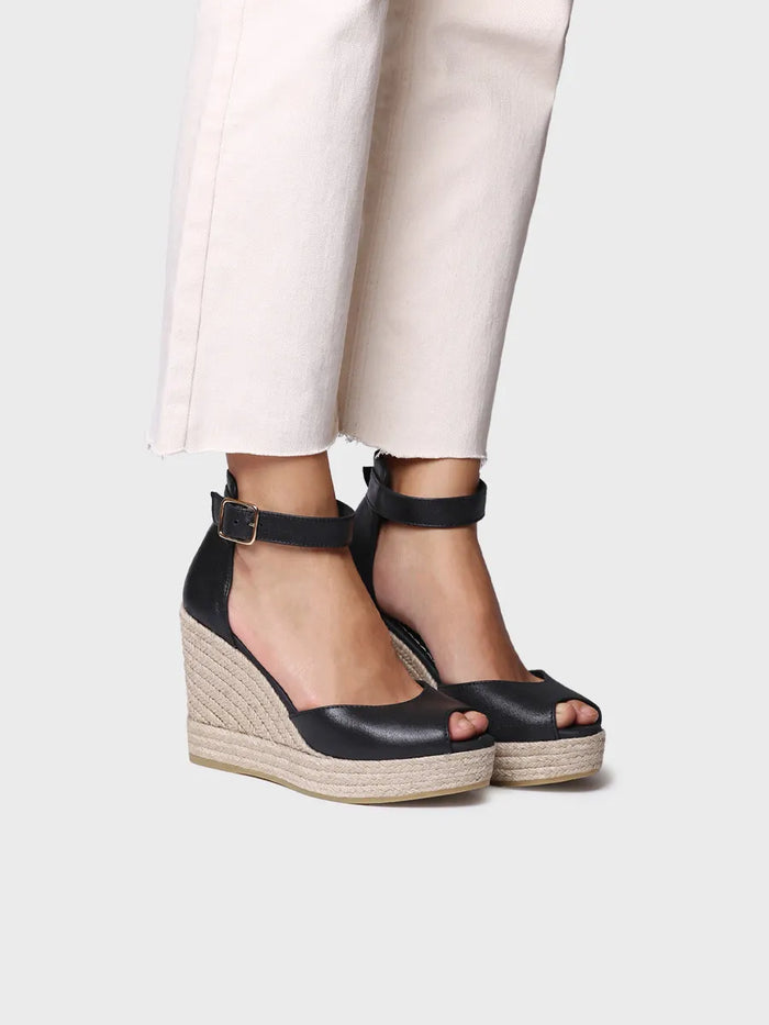 Toni Pons OTILE - Alpargata Alta De Mujer En Piel Con Cuña | OTILE