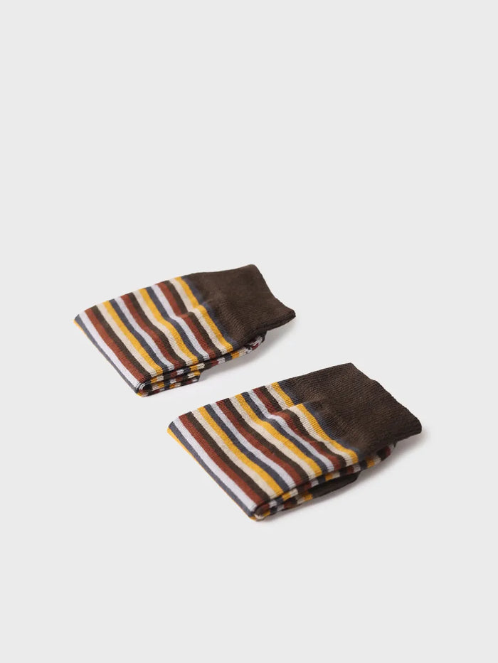 Toni Pons QUEL-BR - Calcetines Unisex En Algodón A Rayas | QUEL-BR