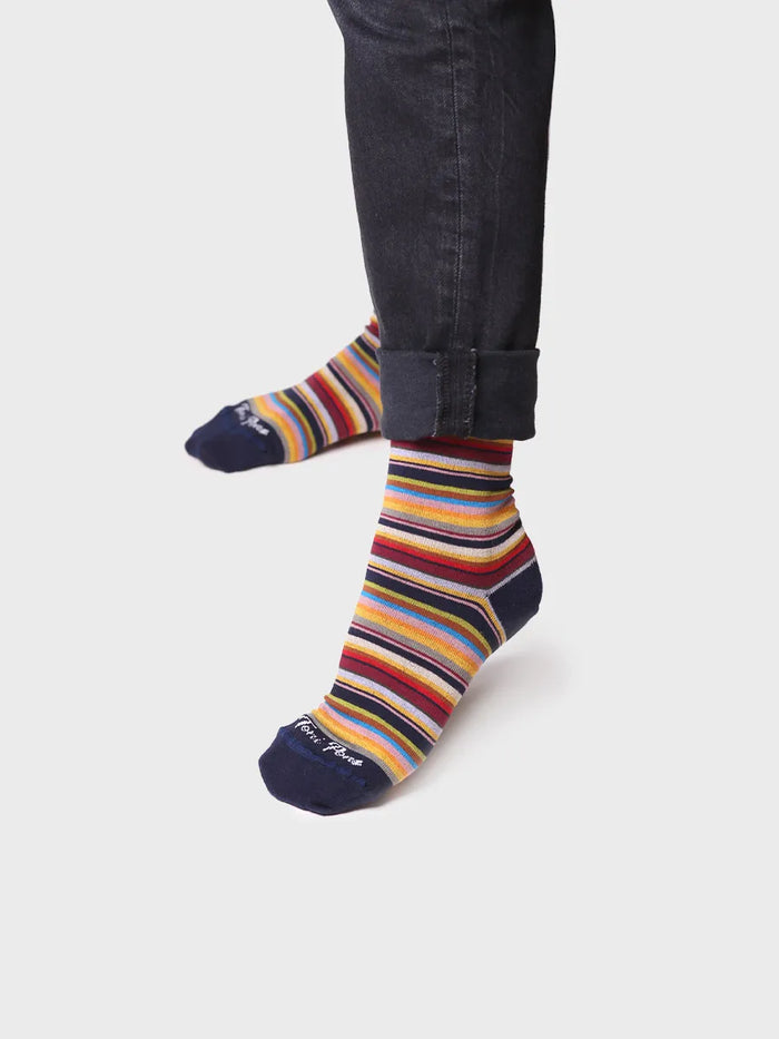 Toni Pons QUEL-BR - Calcetines Unisex En Algodón A Rayas | QUEL-BR