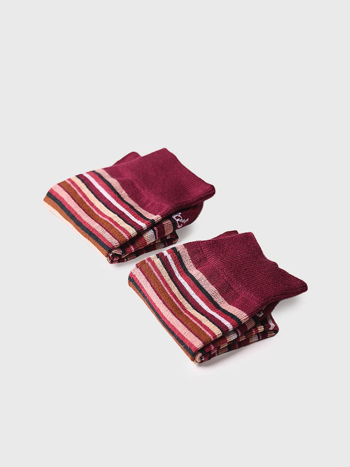 Toni Pons QUEL-BR - Calcetines Unisex En Algodón A Rayas | QUEL-BR