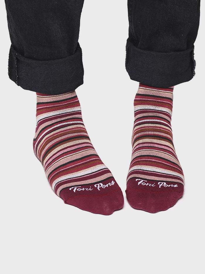 Toni Pons QUEL-BR - Calcetines Unisex En Algodón A Rayas | QUEL-BR