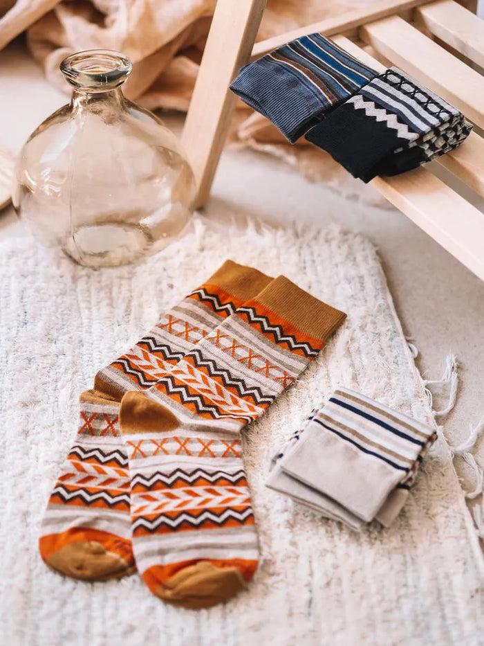 Toni Pons QUEL-YA - Cacetines Unisex De Algodón Con Cenefa | QUEL-YA