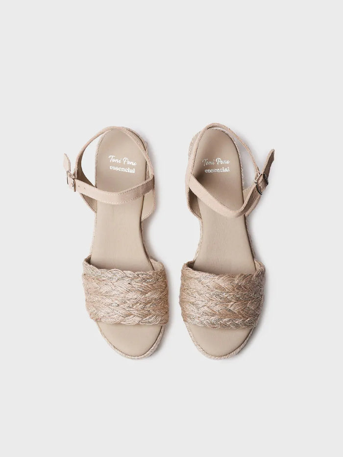 Toni Pons ROCIO-PH - Alpargata De Mujer En Yute Trenzado Con Cuña Y Hebilla | ROCIO-PH