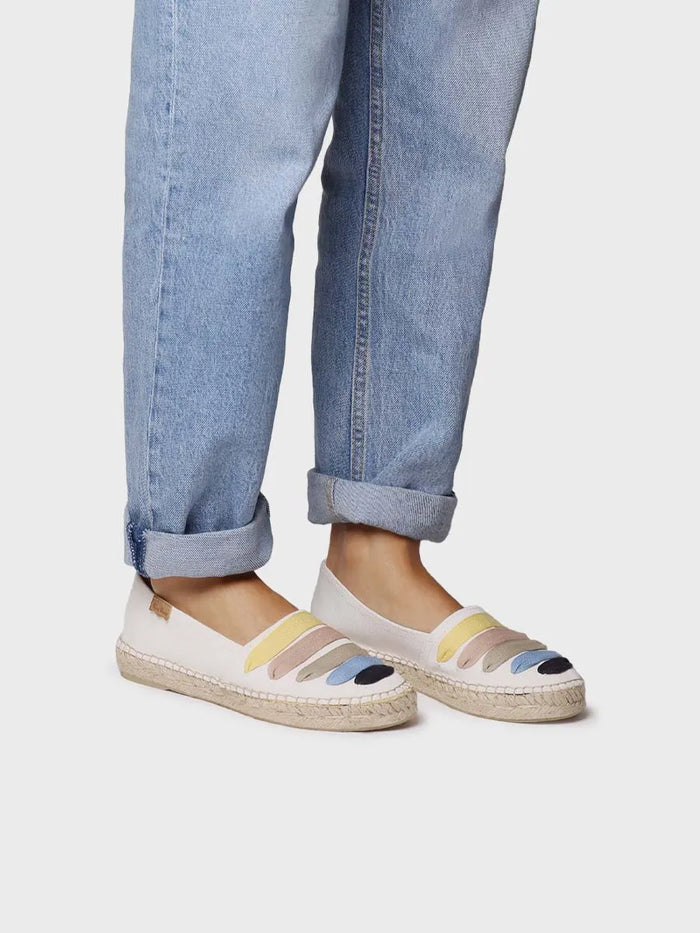 Toni Pons ROSE-CM - Alpargata Plana Con Cintas Para Mujer | ROSE-CM