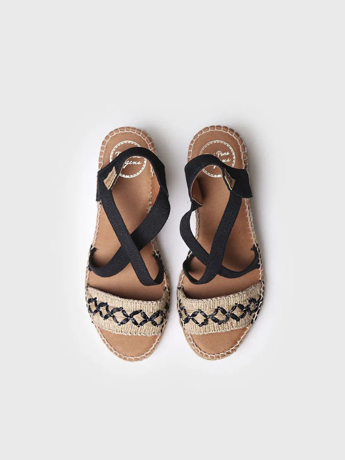 Toni Pons SUSA-BN - Sandalia De Cuña De Yute Para Mujer | SUSA-BN