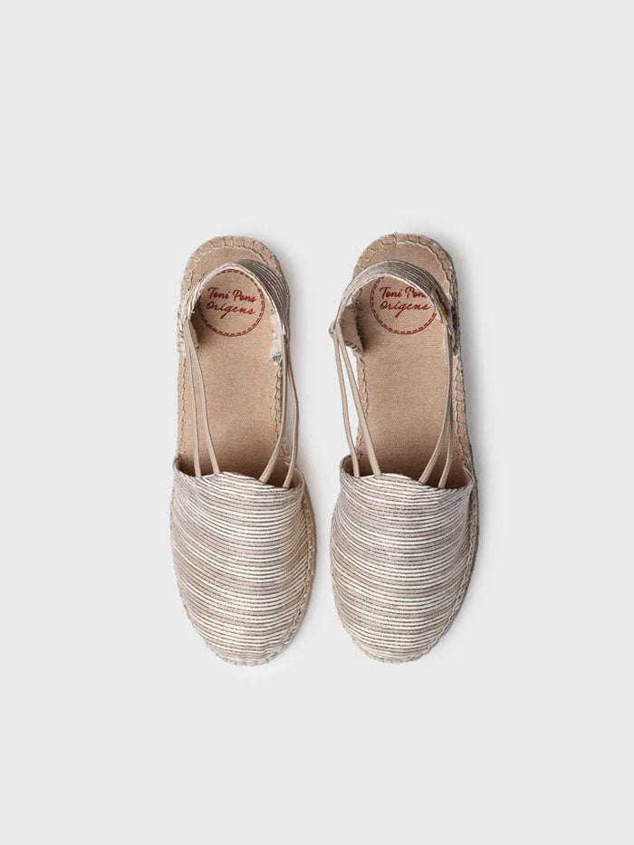 Toni Pons TANIA-ZR - Alpargata De Cuña Con Tiras Elásticas | TANIA-ZR