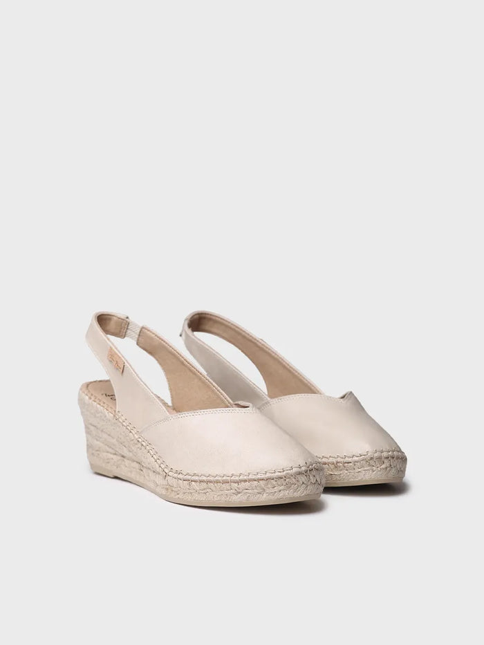 Toni Pons TERMAL - Alpargata De Mujer En Piel Con Cuña Para Un Calce Más Ancho | TERMAL