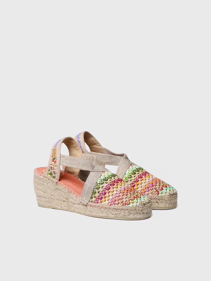 Toni Pons TERRA-NZ - Alpargata Vegana En Rafia Multicolor | TERRA-NZ