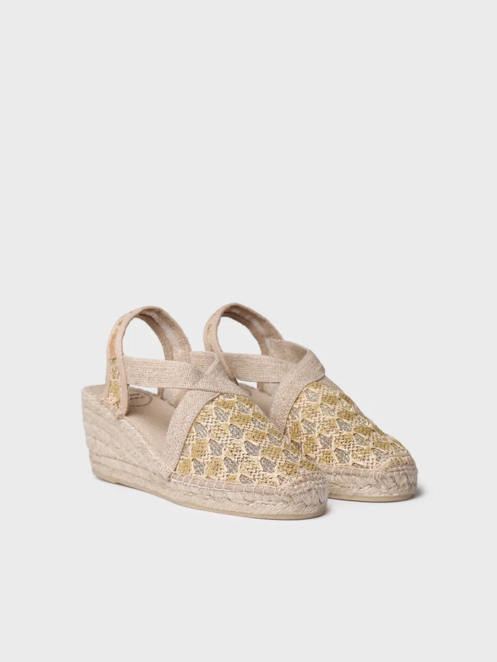 Toni Pons TERRA-TT - Alpargata Vegana De Mujer En Tejido Multicolor Con Cuña | TERRA-TT