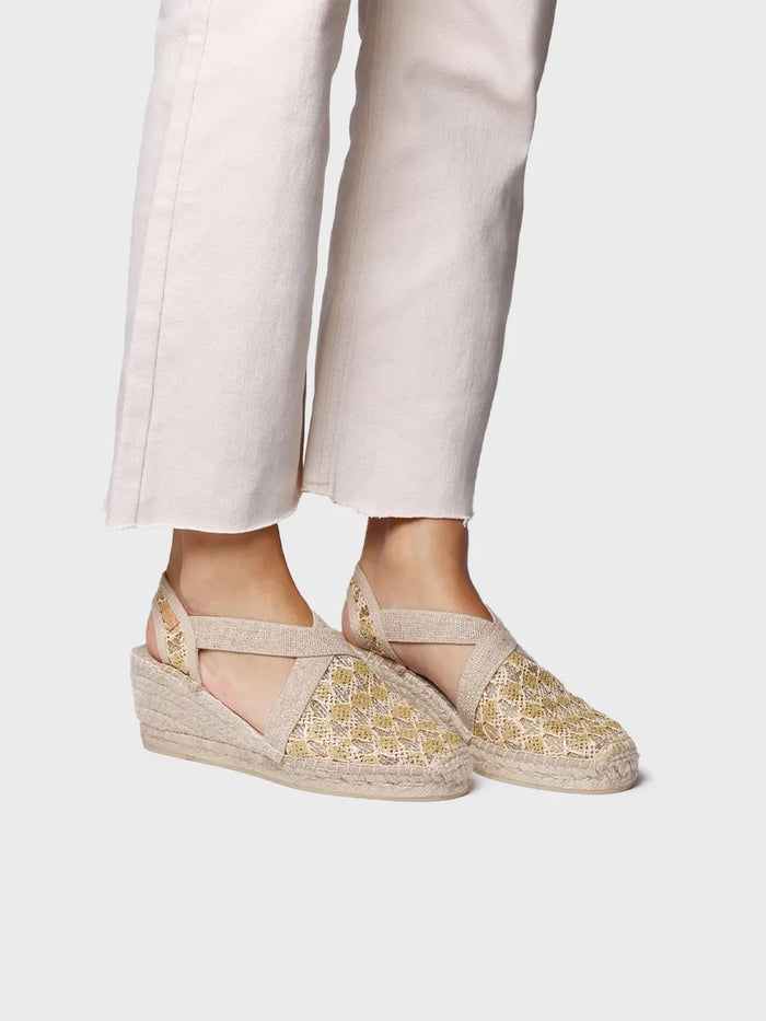 Toni Pons TERRA-TT - Alpargata Vegana De Mujer En Tejido Multicolor Con Cuña | TERRA-TT