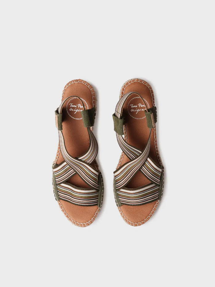 Toni Pons TINA - Alpargata De Mujer Con Cuña Y Bandas Elásticas | TINA