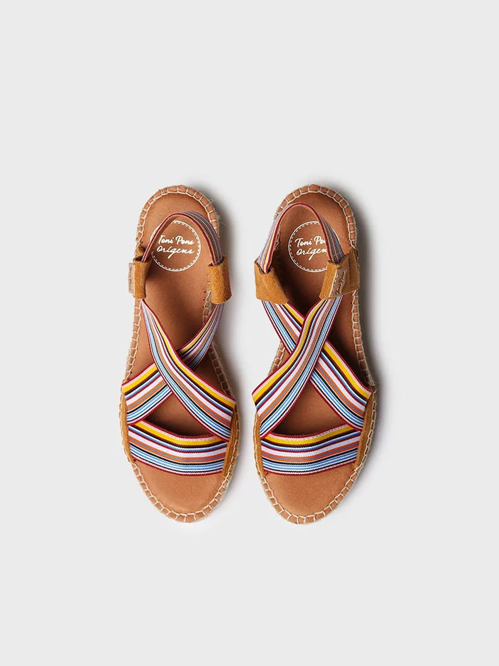 Toni Pons TINA - Alpargata De Mujer Con Cuña Y Bandas Elásticas | TINA