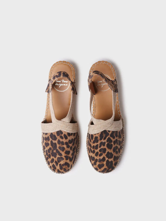 Toni Pons TOSSA - Alpargata De Piel Con Cuña Media Para Mujer | TOSSA