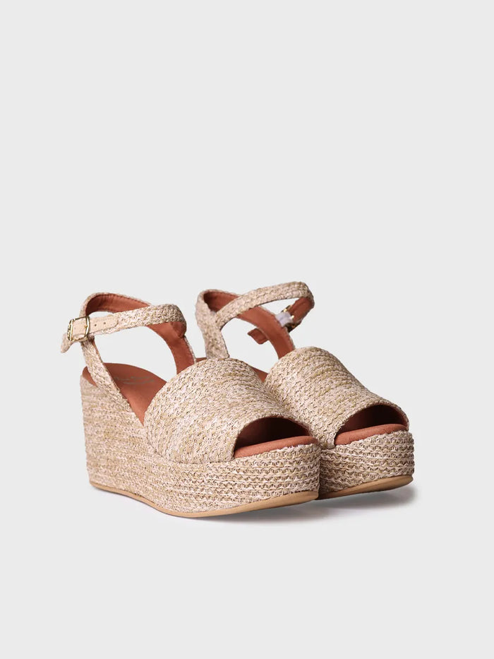 Toni Pons TULIA - Alpargata Alta De Mujer En Rafia | TULIA