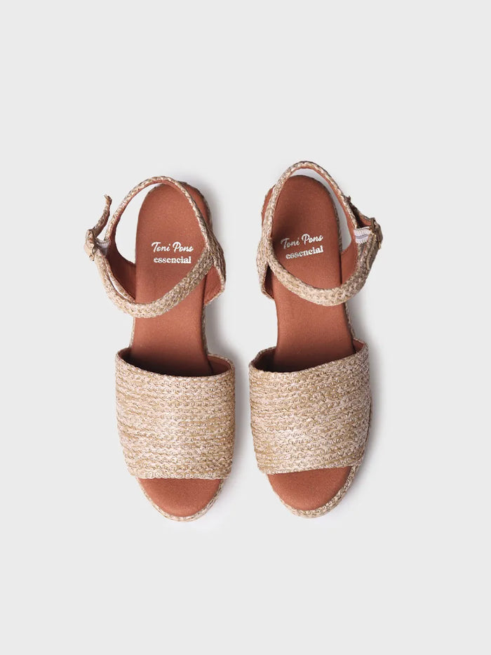 Toni Pons TULIA - Alpargata Alta De Mujer En Rafia | TULIA